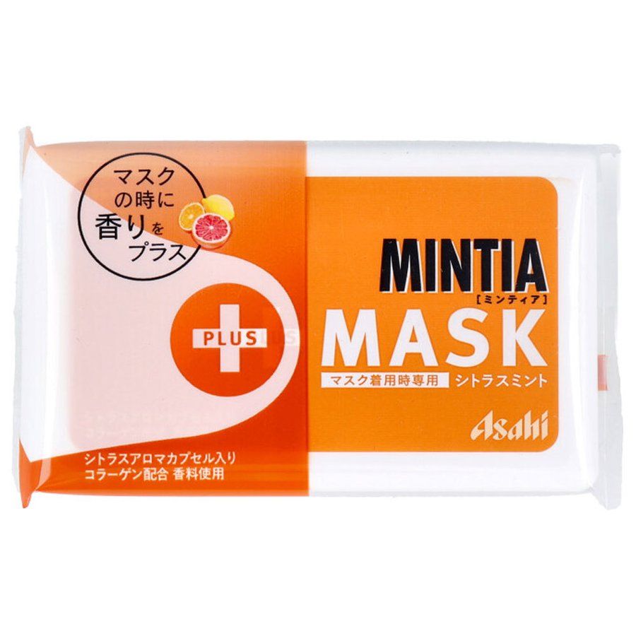 Asahi Group food Mintia + MASK citrus mint mask only 50 grain input when worn