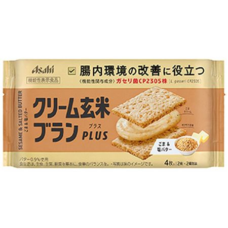 아사히 그룹 식품 크림 현미 블랑 플러스 참깨 & 소금 버터 2 매 × 2 개들이