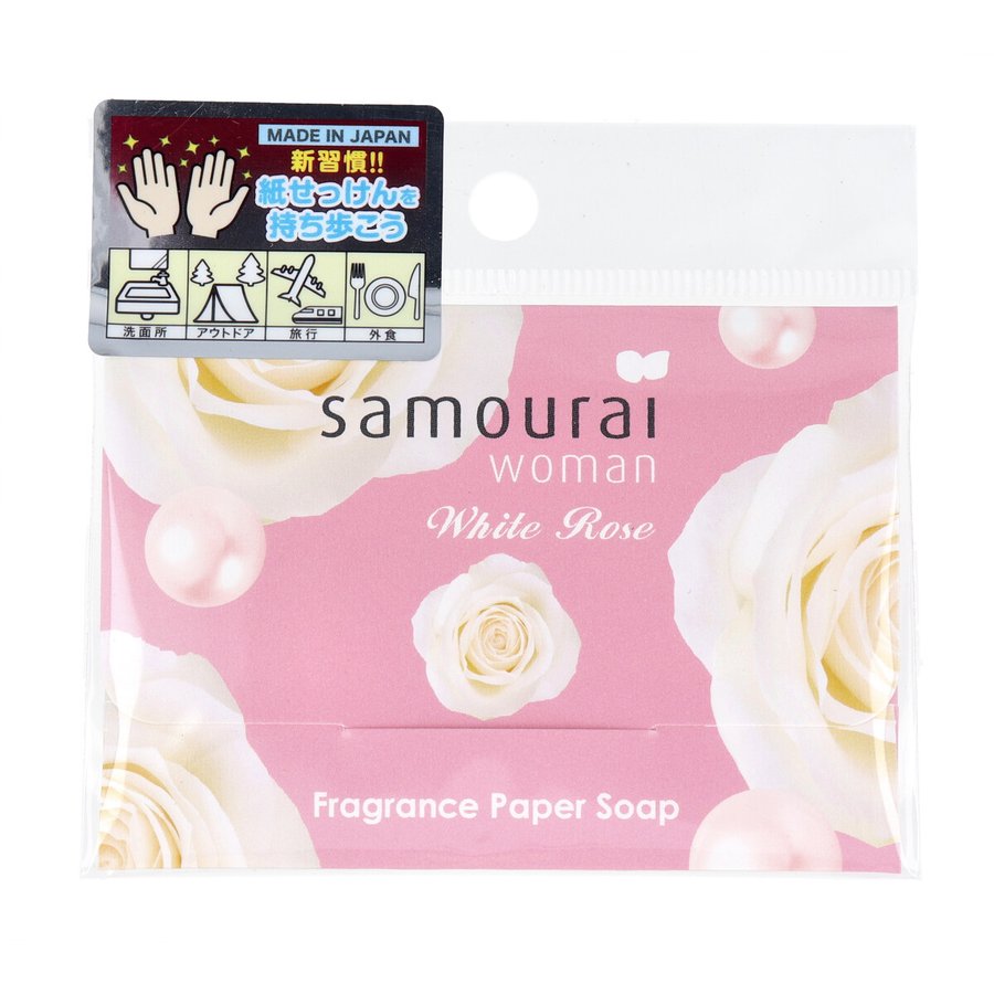 SPR JAPAN SAMOURAI Woman SPR日本武士女人 白玫瑰香紙香皂 30張入