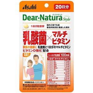 Asahi Group food Deer naturalist style lactic acid bacteria × multi-vitamin 20 days 40 grains input