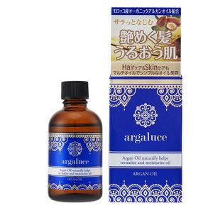 Treatment 60mL not washed away black roses Honpo Alga Luce argan oil