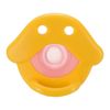 Richell Absorb Lab All Silicone Pacifier Duck for Newborns with Case