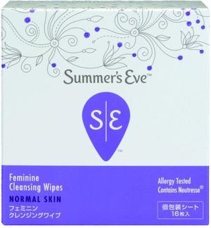 美國Summers Eve 私密柔濕巾 正常肌膚（16張）