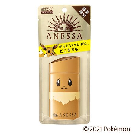 【數量限定】資生堂安耐曬完美防曬保養乳 60mL 「寶可夢限定包裝」（伊布）