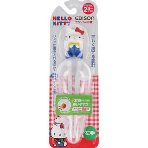 KJC Edison Chopsticks 1 Hello Kitty with Case for Left Handed People