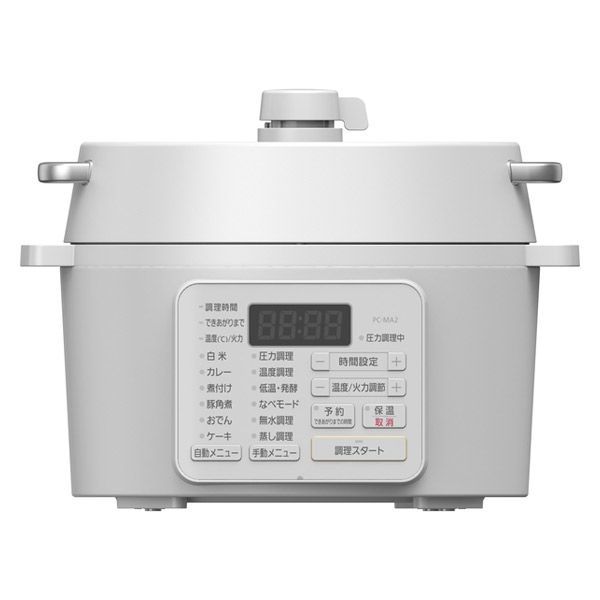 アイリスオーヤマ 電気圧力鍋 2.2L 2WAYタイプ グリル鍋 6種類自動 
