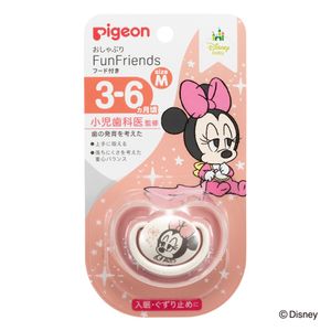 Pigeon Pacifier FunFriends 3-6 months M Minnie Mouse pattern 1 piece