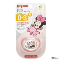 Pigeon 贝亲 安抚奶嘴 FunFriends 0-3 个月 小号 米妮老鼠图案 1 件