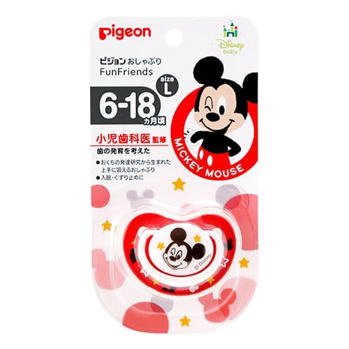 Pigeon pacifier FunFriends 6-18 months L Mickey Pattern 1 pcs