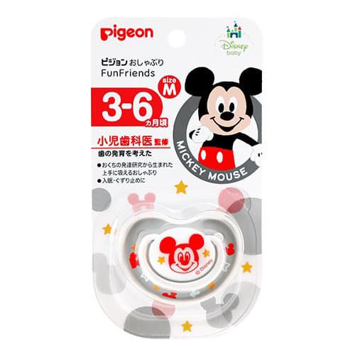 Pigeon pacifier FunFriends 3-6 months M Mickey Pattern 1 pcs