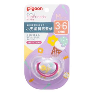 Pigeon Pacifier FunFriends 3-6 months Medium Sweets pattern 1 piece