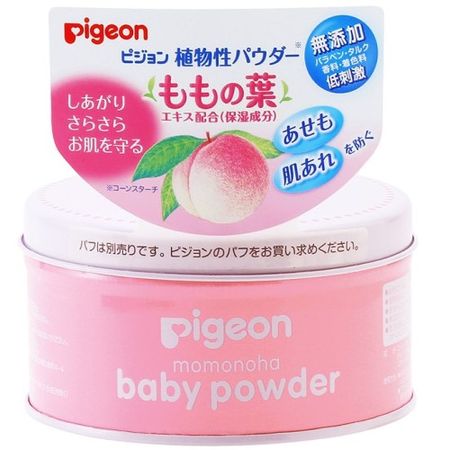 Pigeon 贝亲婴儿爽身粉 桃叶味 125g
