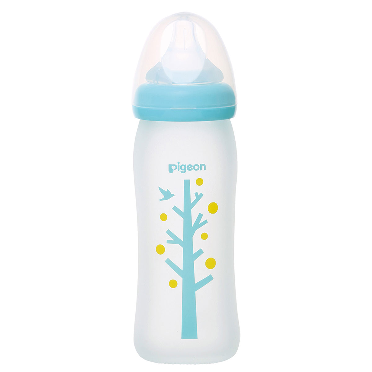 貝親 鴿母乳感覺瓶子塗層的耐熱玻璃樹圖案240ML