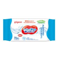 Pigeon 可冲散湿巾（70片）