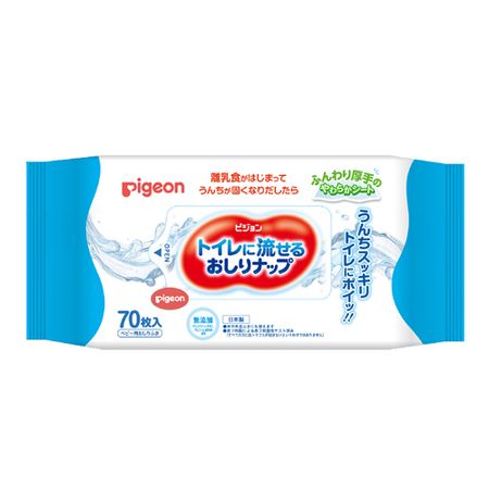 피죤 변기에 버릴 수 있는 물티슈 70매입