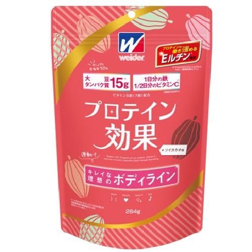 森永製菓 WEIDER/威德 森永威德 蛋白效果 大豆可可口味 264g