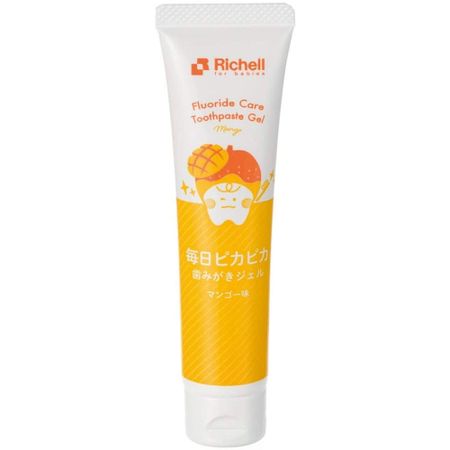 Richell Try Daily Sparkling Toothpaste Gel Mango Flavor 30g