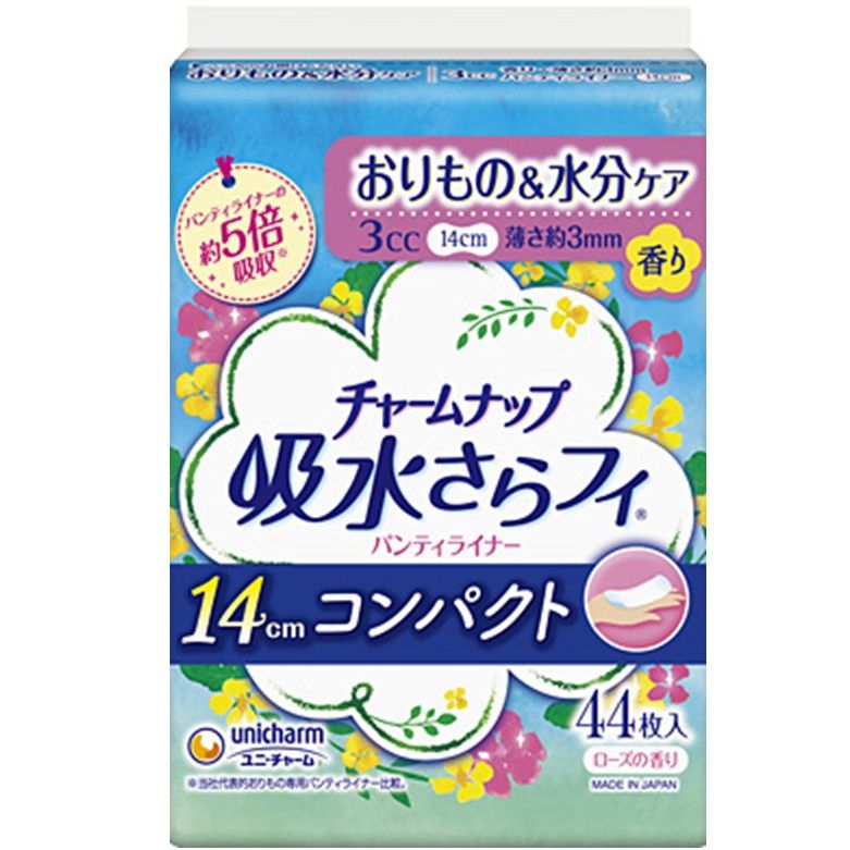 チャームナップ 吸水さらフィ コンパクト 3cc ローズの香り　44枚