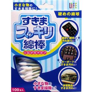 100 Life gap clean cotton swab pointed type