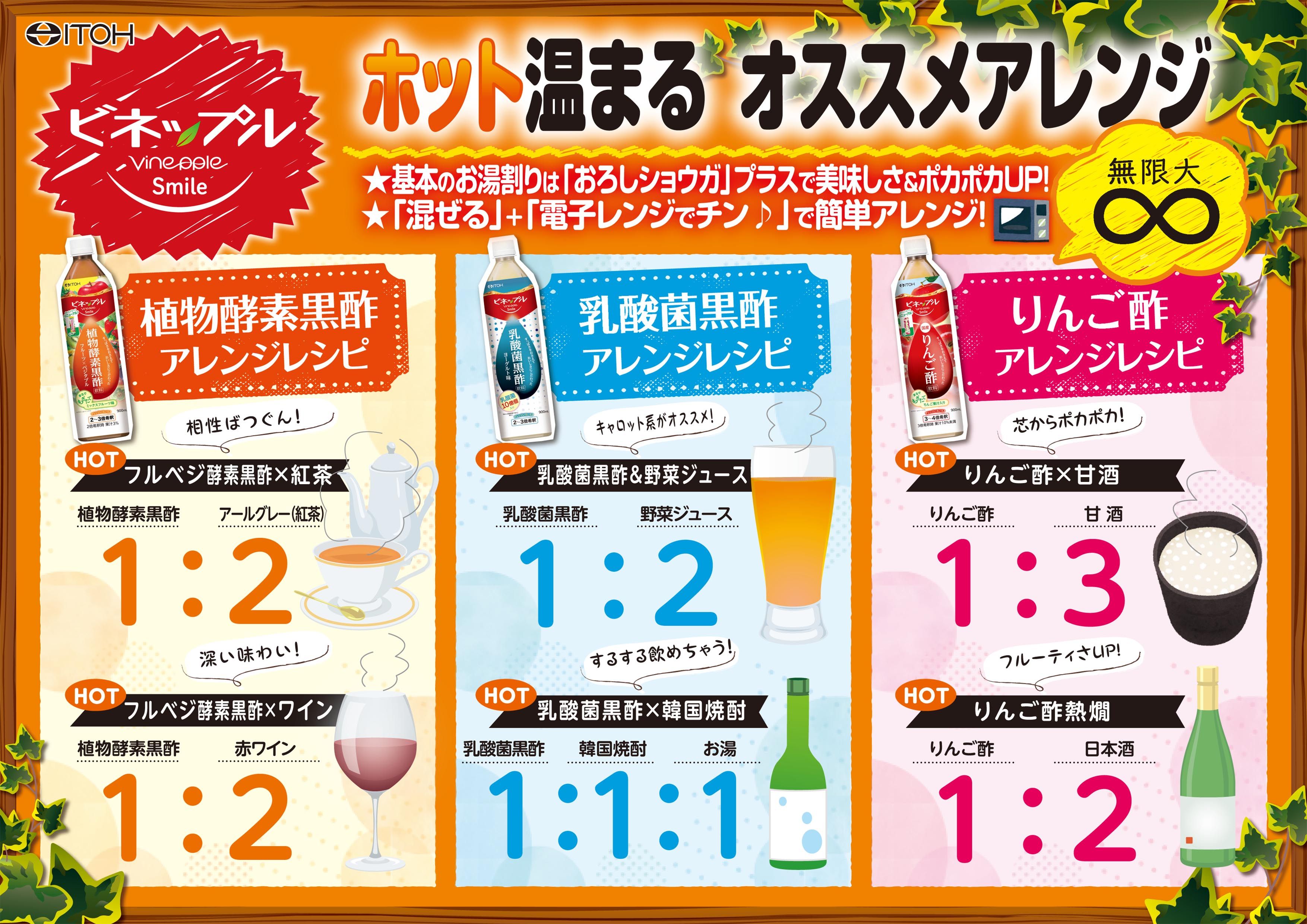 ビネップルスマイルりんご酢飲料