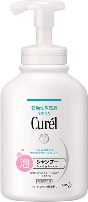 Curel 温和洁淨泡沫洗髮露 480 ml