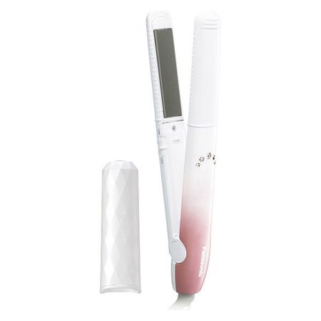 Panasonic Compact Iron Mini Curling Iron 2-Way EH-HV18-PP Pale Pink For both overseas and domestic use