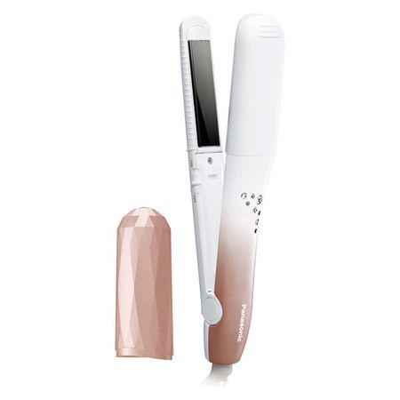 파나소닉 컴팩트 아이론 미니 고데기 3Way EH-HV28-PN 핑크골드 해외/국내 겸용