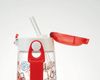 스케이터 어린이용 물병 클리어 보틀 빨대 포함 헬로키티 스케치 산리오 PDSH5 480ml 일본 한정