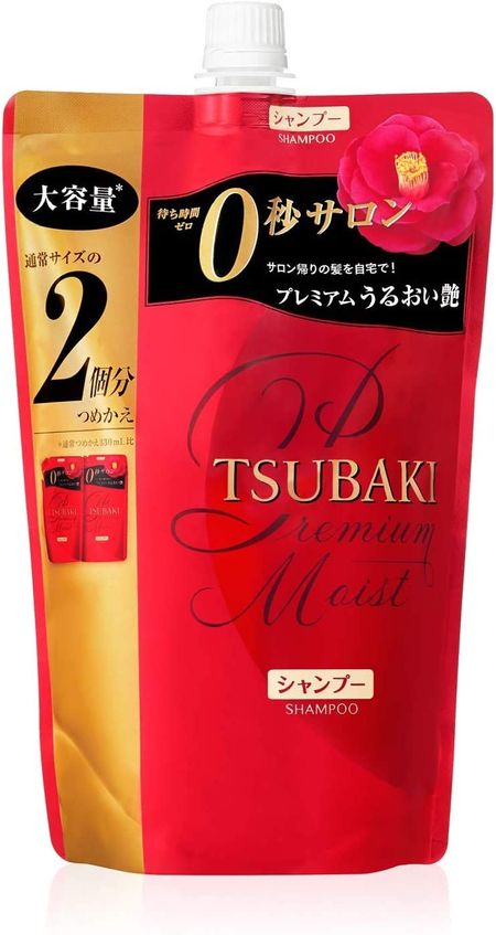 TSUBAKI 高级保湿洗发水补充装 660ml