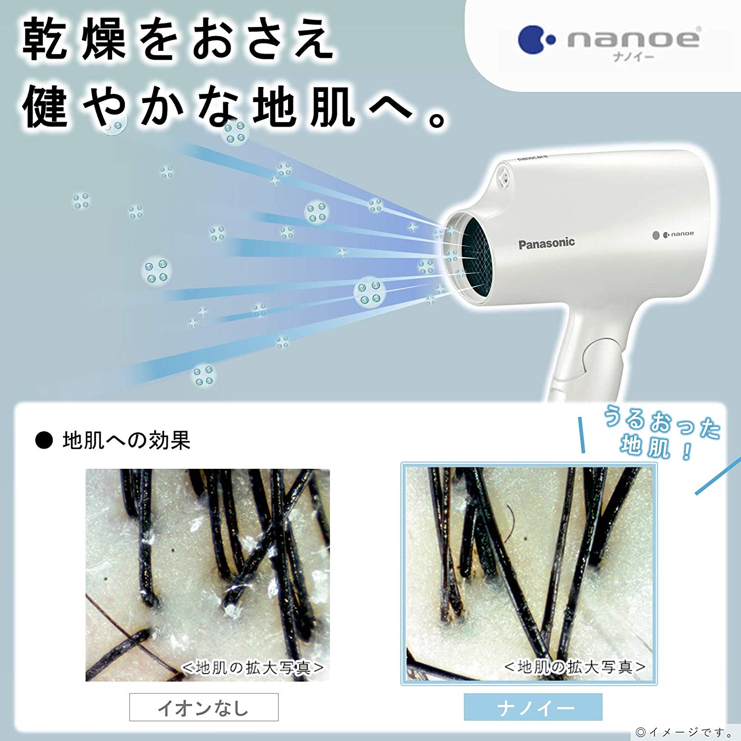 Panasonic Hair Dryer Nano Care White EH-NA2E-W (Lightweight Type