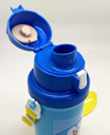 OSK 마그보틀 직음용 물병 도라에몽 600ml [원터치 오픈/넓은 입구] 일본제 SC-600B