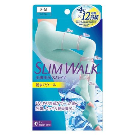 Slim Walk 美腿美臀緊身褲 清涼至晨 淺藍色 S-M