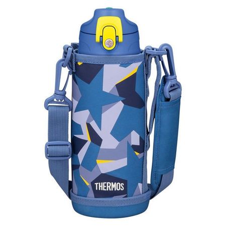Vacuum insulated 2-way bottle / FJJ-800WF Blue camouflage (BL-C)