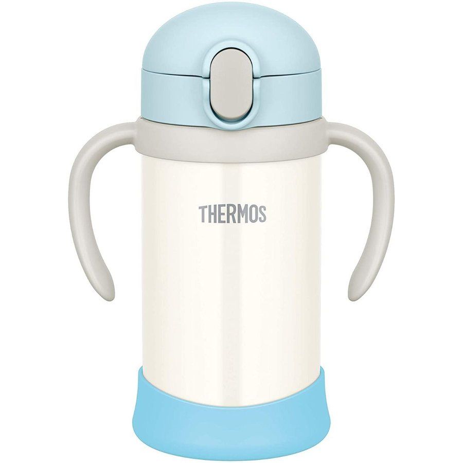 Thermos baby straw mug / FJL-350 Blue White (BLWH)