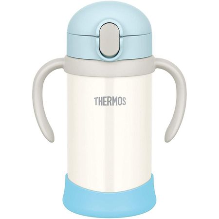 Thermos baby straw mug / FJL-350 Blue White (BLWH)