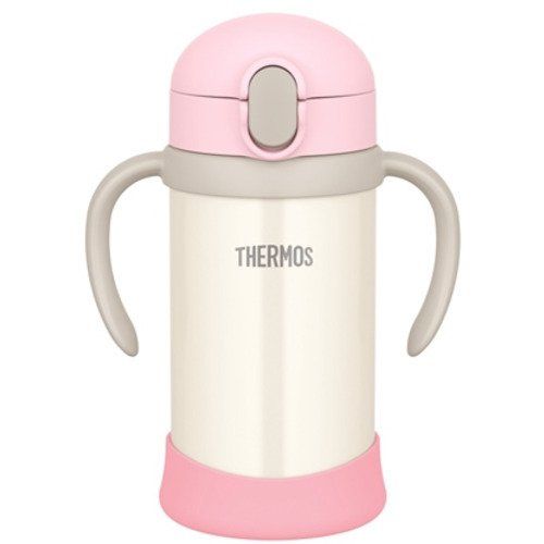 Thermos baby straw mug / FJL-350 pink white (PKW)