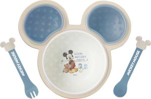 Baby food-held Nishiki Kasei Japanese-made Mickey Mouse one hand pallet 26 × 5.5 × 18cm B × BE