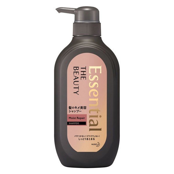 花王 Essential Essential The Beauty 髮絲修護美學洗髮精 保濕修護型 按壓瓶 500ml