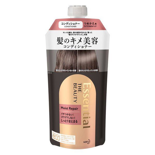 エッセンシャル　ザビューティ　髪のキメ美容コンディショナー　モイストリペア　（つめかえ用）　３４０ｍｌ