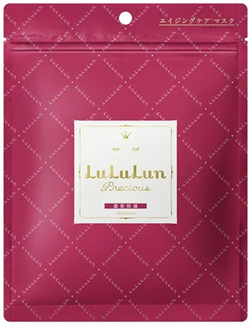 Lululun Face Mask Rurun Precious Red RT3 (Dense Moisturizing) 10 sheets