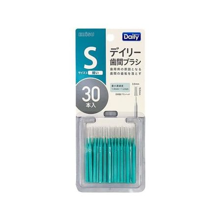 Ebisu Daily Slim Interdental Brush, Thin, Size 3 (S), Pack of 30, B-D4633