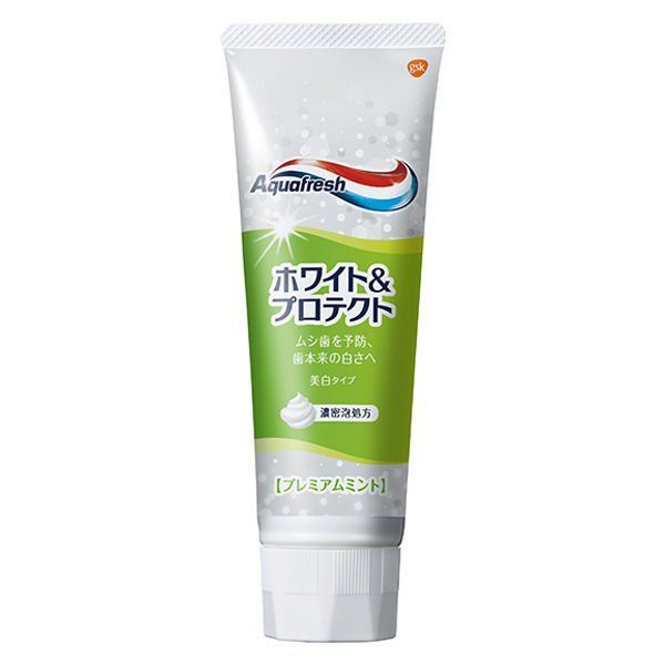아쿠아프레쉬 화이트&프로텍트 미백 타입 프리미엄 민트 약용 치약 140g