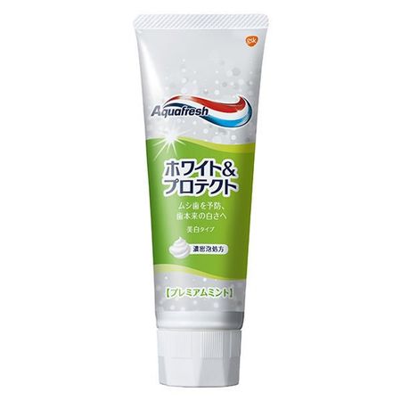 アクアフレッシュ ホワイト&プロテクト 美白タイプ プレミアムミント 薬用ハミガキ 140g