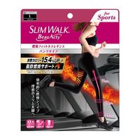 Slimwalk Beau-Acty Burning 健身緊身褲 黑色 L 碼
