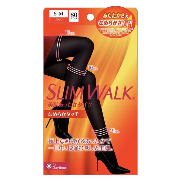 蓓福 PIP SLIMWALK/孅伶 苗條的行走腿或緊身衣，相同的觸摸黑色s-m
