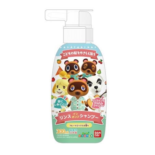 Bandai 集合啦！動物森友會 二合一按壓式洗髮精 300mL