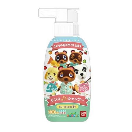 Animal Crossing: New Horizons Rinse-in Pump Shampoo 300mL