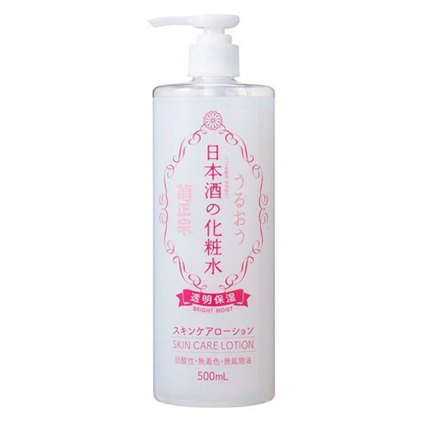 Kikusu Japanese sake makeup water transparent moisturizing 500 ml