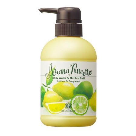HOUSE OF ROSE 하우스오브로제/아로마르셋 바디워시 & 버블바스 LM&BG(레몬 & 베르가못 향) 350mL