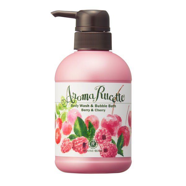 HOUSE OF ROSE 하우스오브로제/아로마르셋 바디워시 & 버블바스 BR&CR(베리 & 체리 향) 350mL